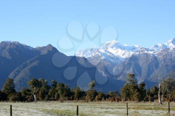 Royalty Free Photo of Mt. Cook in South Island, New Zealand