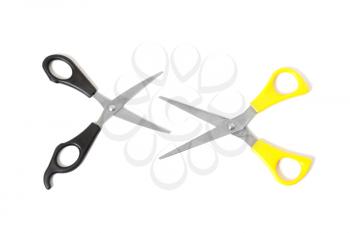 Royalty Free Photo of Two Pairs of Scissors