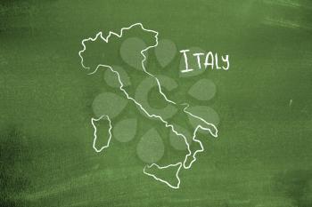 Royalty Free Photo of a Map of Italy