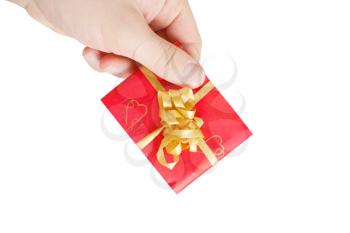 Royalty Free Photo of a Person a Present