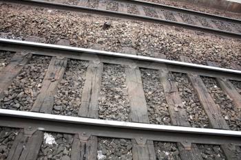 Royalty Free Photo of a Railroad Track