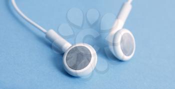 Royalty Free Photo of a Pair of Earbuds