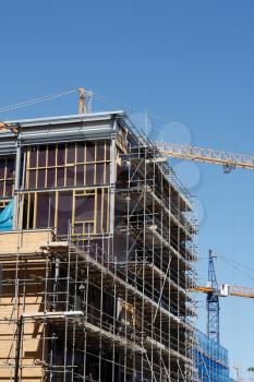 Royalty Free Photo of a Building Under Construction