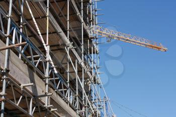 Royalty Free Photo of a Building Under Construction