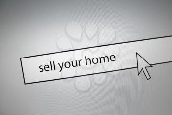 Royalty Free Photo of a Sell Your Home Concept