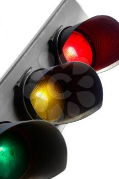 Royalty Free Photo of a Traffic Light