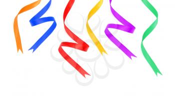 Royalty Free Photo of Colourful Ribbons