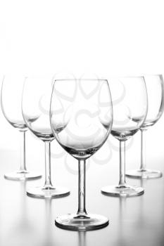 Royalty Free Photo of Wine Glasses