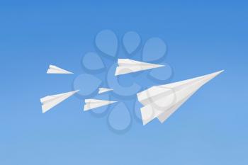Royalty Free Photo of Paper Airplanes