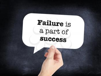 Failure is a part of success