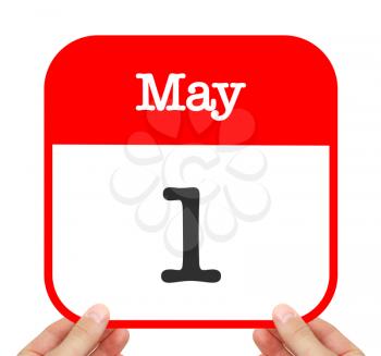 May 1 written on a calendar