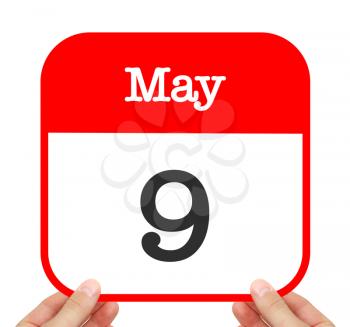 May 9 written on a calendar