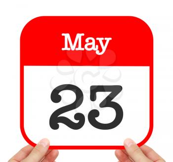 May 23 written on a calendar