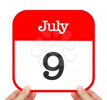 July 9 written on a calendar