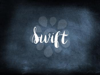 Swift written on a blackboard