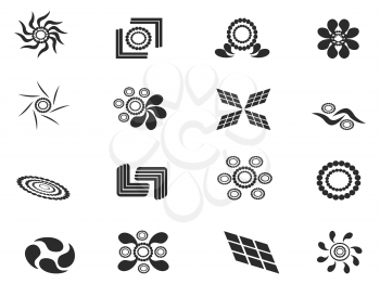 Royalty Free Clipart Image of Abstract Icons