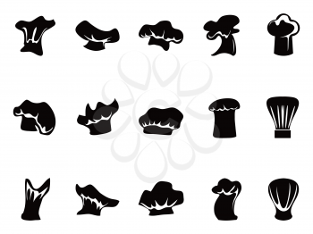 Royalty Free Clipart Image of Chef Hats