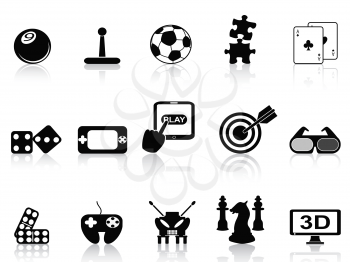 Royalty Free Clipart Image of Game Icons