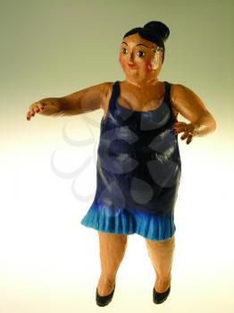 Royalty Free Photo of a Figurine of a Woman