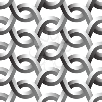 Royalty Free Clipart Image of a Metal Grate Pattern