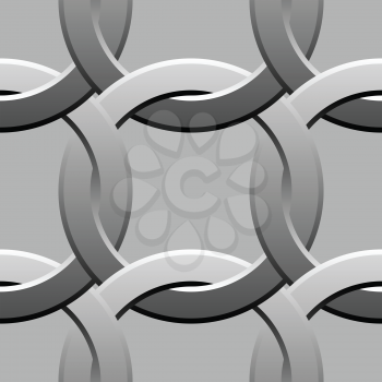 Royalty Free Clipart Image of a Twisted Ring Pattern