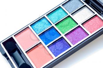 colorfull make up palette square shade set