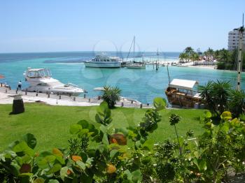 Royalty Free Photo of Boats in Cancun