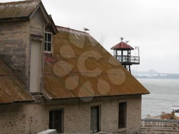 Royalty Free Photo of the Alcatraz Lighthouse 