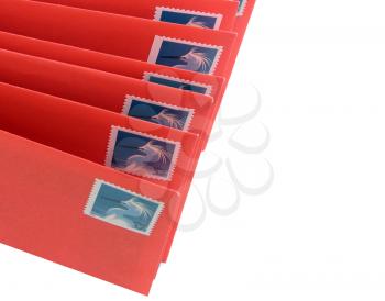 Royalty Free Photo of Envelopes With Stamps