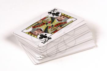 Royalty Free Photo of a Deck of Playing Cards