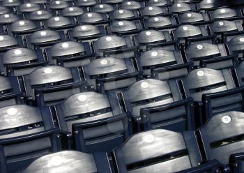 Royalty Free Photo of Rows of Empty Seats