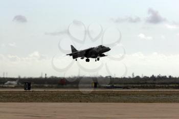 Royalty Free Photo of a Harrier Jump Jet