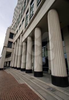 Royalty Free Photo of the Hall Of Justice In San Diego