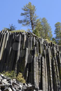 Royalty Free Photo of Devils Postpile National Monument