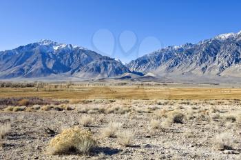 Royalty Free Photo of the Eastern Sierra Mountains 