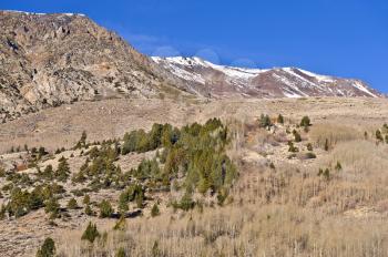 Royalty Free Photo of the Eastern Sierra Mountains