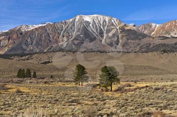 Royalty Free Photo of the Eastern Sierra Mountains
