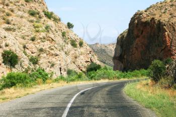 Royalty Free Photo of a Road in Armenia