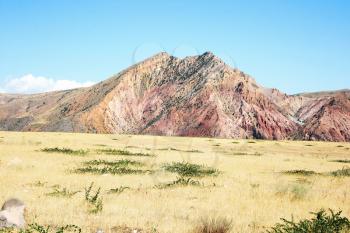 Royalty Free Photo of Red Mineral Mountains in Armenia