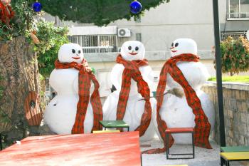 Royalty Free Photo of Snowmen