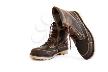 Royalty Free Photo of Brown Boots
