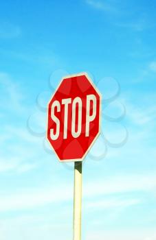 Royalty Free Photo of a Stop Sign