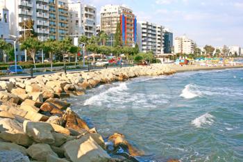 Royalty Free Photo of a Beach in Limassol, Cyprus