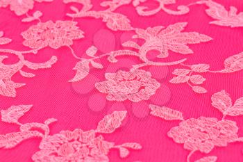 Pinkl fabric background closeup picture.