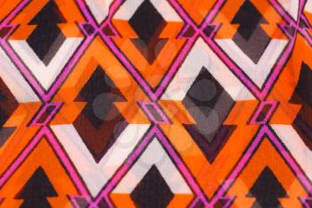 Colorful fabric background closeup picture.