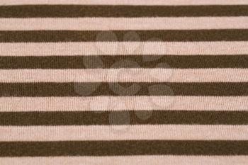 Striped fabric background closeup picture.