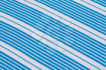Striped fabric background closeup picture.