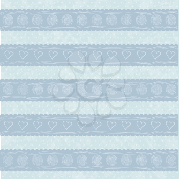 Beautiful and vintage seamless background, vector 