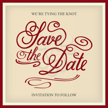 Save the Date, illustrator format eps10