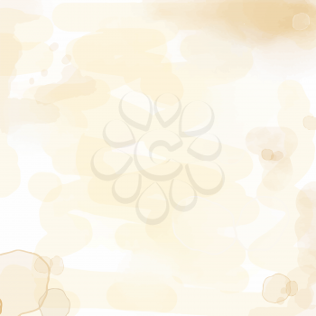 delicate watercolor background with water stains, vector format